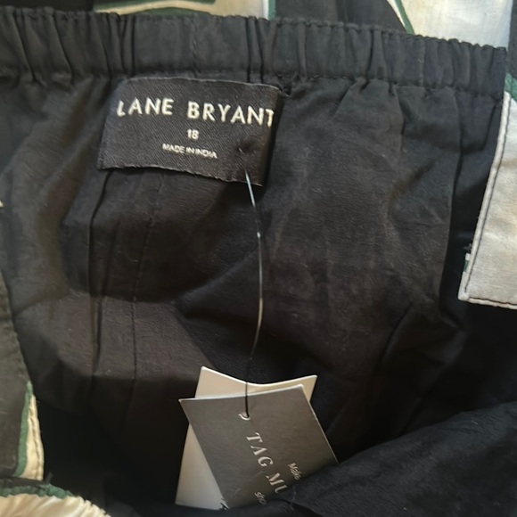 Lane Bryant Black and White Halter Midi Sundress - Picture 8 of 10